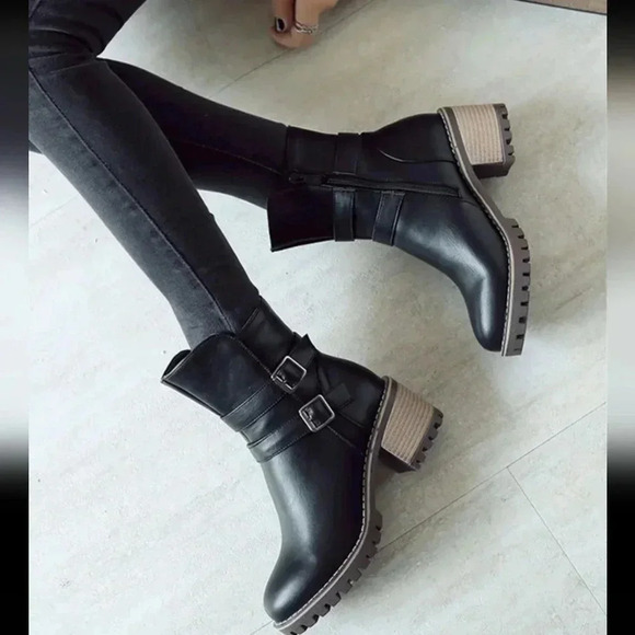 Women's New Vintage Western Cowboy Boots, Autumn Winter Retro Ankle Boots - Picture 1 of 5